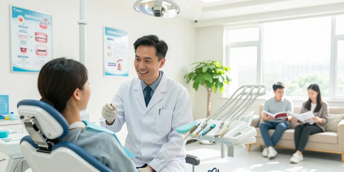 Visit a dentist for a healthier smile in a welcoming clinic setting.