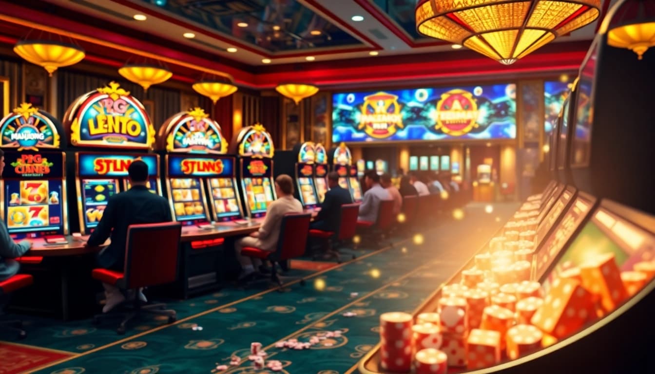 Experience the thrill of demo slot gaming with vibrant PG Soft themes in an exciting casino ambiance.