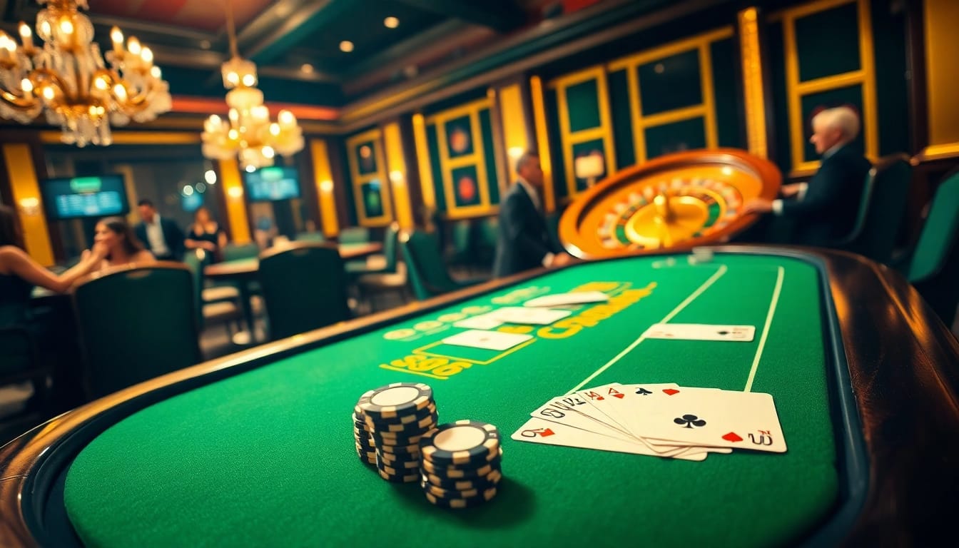 Play exciting blackjack at https://go8.live/ with vibrant chips and a thrilling atmosphere.