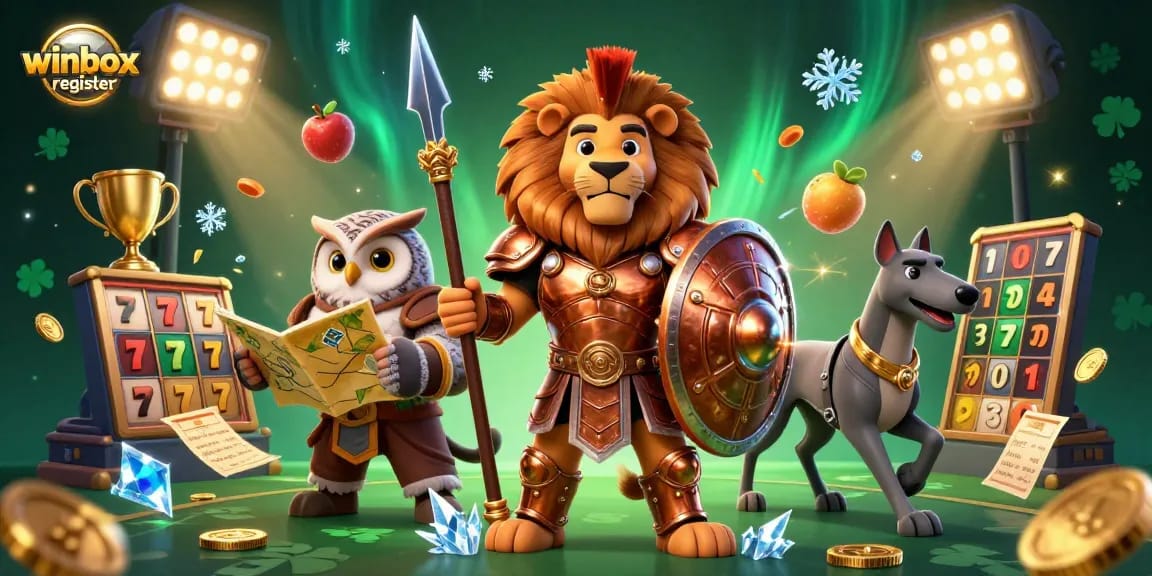 Engage with winbox register through a vibrant casino scene showcasing rich gaming elements.