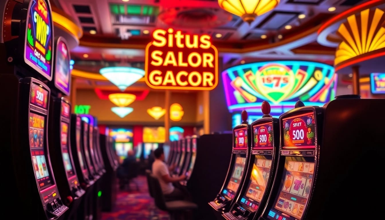 Menangkan jackpot di situs slot gacor dengan berbagai mesin slot yang cerah dan menarik.