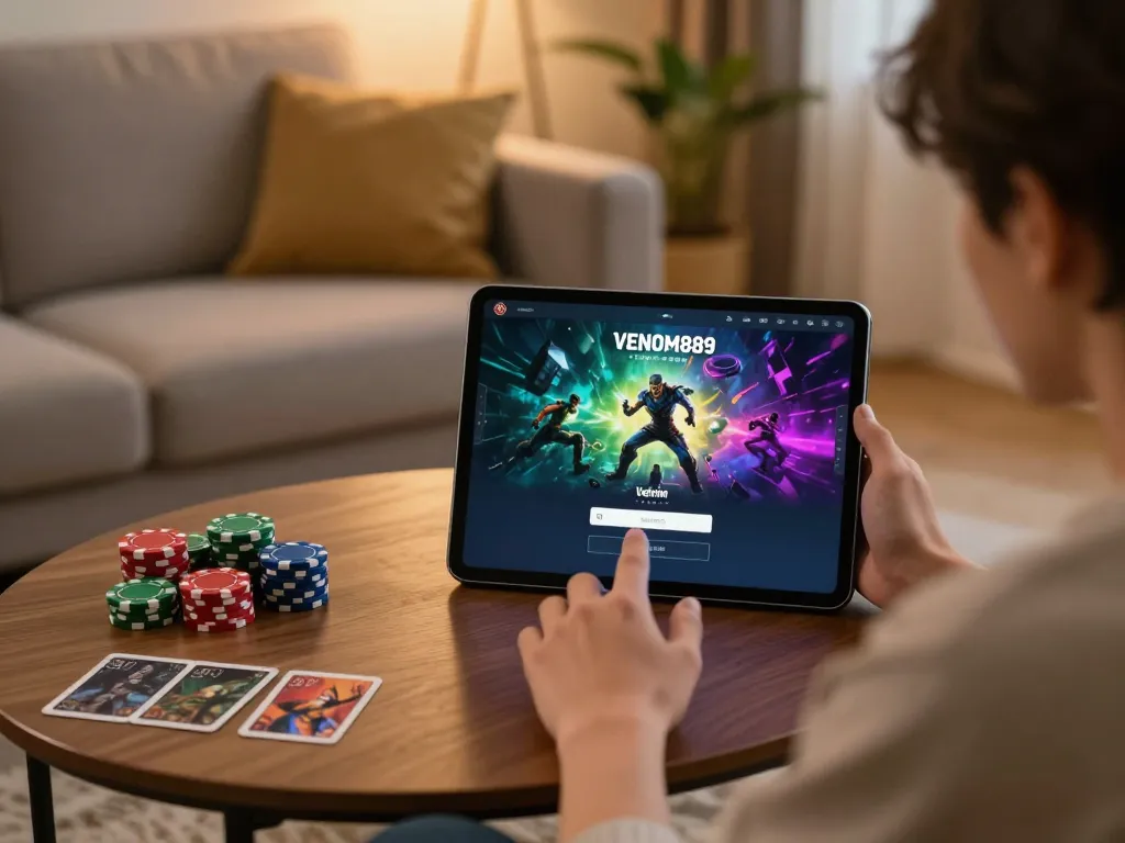Join the action with VENOM889 Login while playing thrilling idle-RPG games in a cozy home setup.