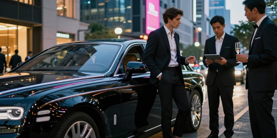 Pengalaman LUXURY 777 dengan penyewaan mobil mewah di kota yang glamor.