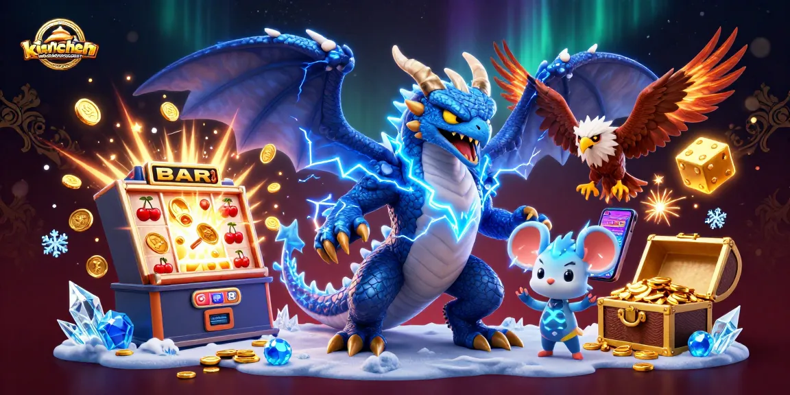 Memenangkan jackpot di kirichenkomusicschool dengan kekuatan naga dan simbol slot yang berkilau.