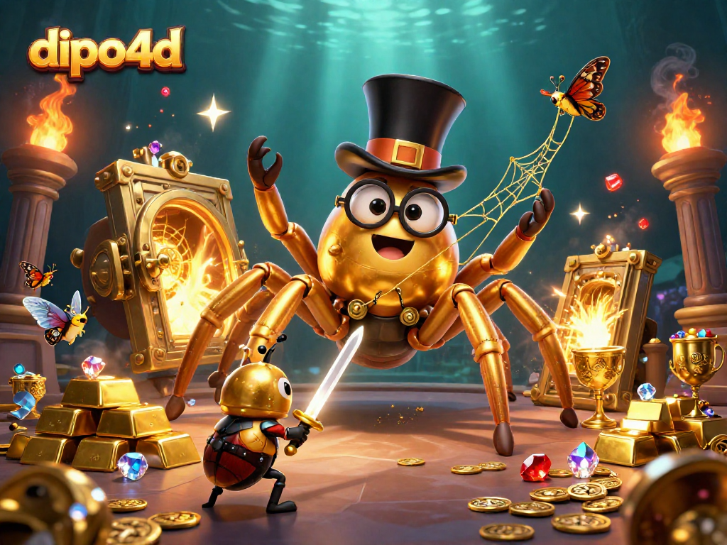 Dive into the action at dipo4d with dynamic characters and treasure elements captivating online players.