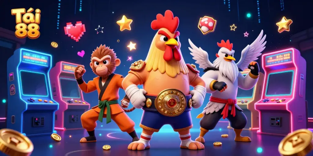 Experience the thrill of Tải go 88 with our dynamic casino-themed illustration.
