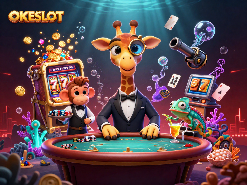 Menangkan slot di OKESLOT dengan karakter lucu serta elemen permainan yang memukau.