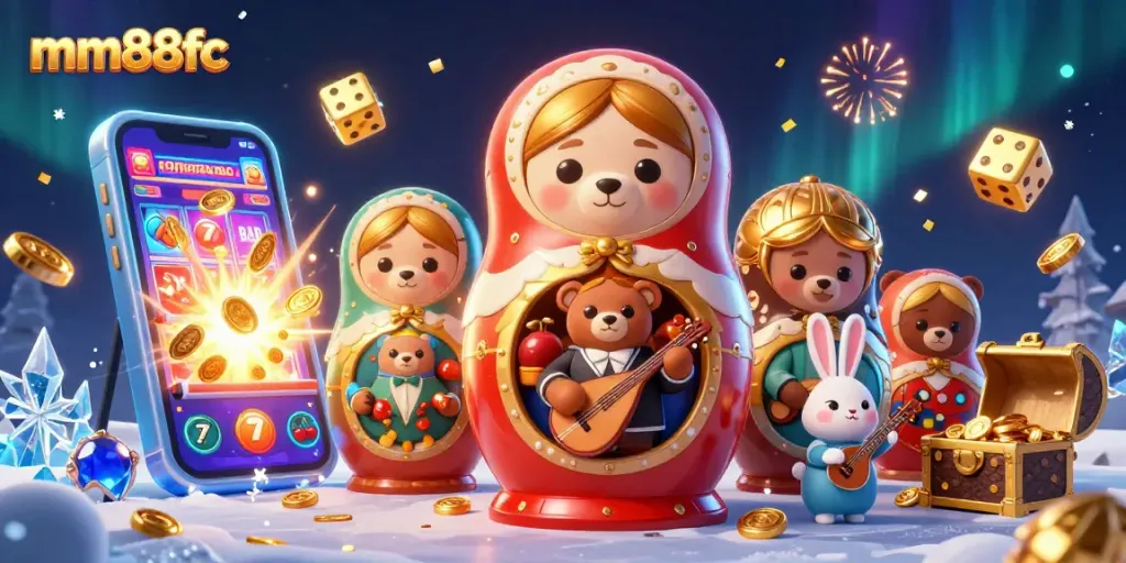 Engage with mm88fc's vibrant 3D casino world showcasing dynamic gaming excitement.