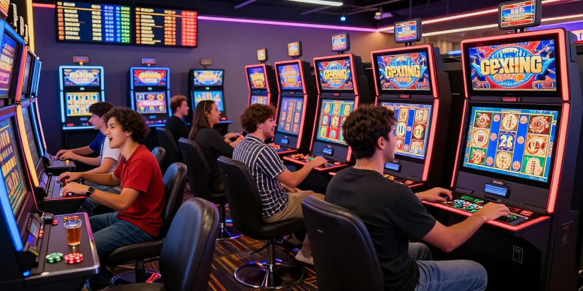 Players enjoying exciting slot gacor games in a vibrant casino setting.