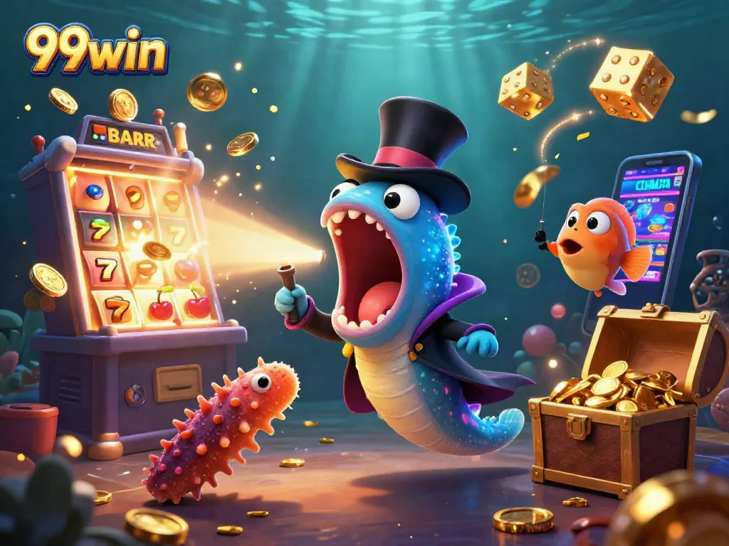 Experience thrilling slots and games at 99win with a vibrant underwater magic scene.