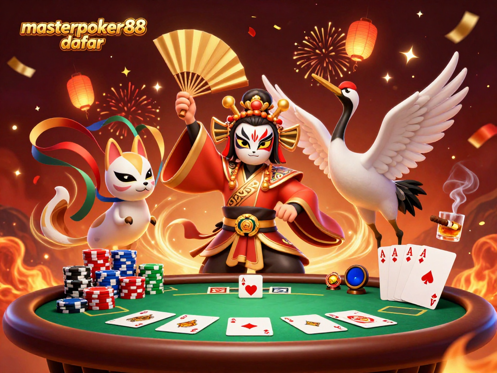 Gambarlah masterpoker88 daftar dengan poker yang penuh semangat dan visual yang kaya.