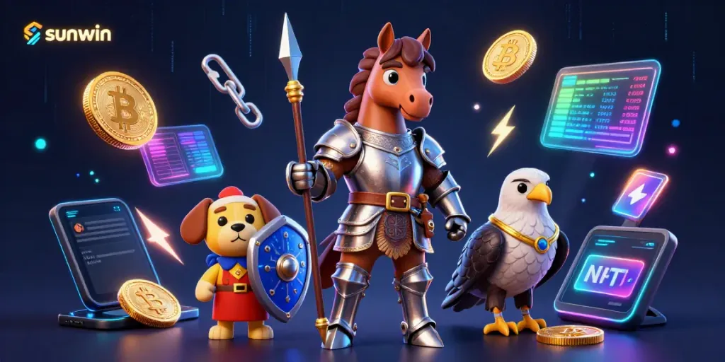 Join the adventure at Sunwin, where medieval knights and fantasy meet cryptocurrency in a vibrant online gaming experience.