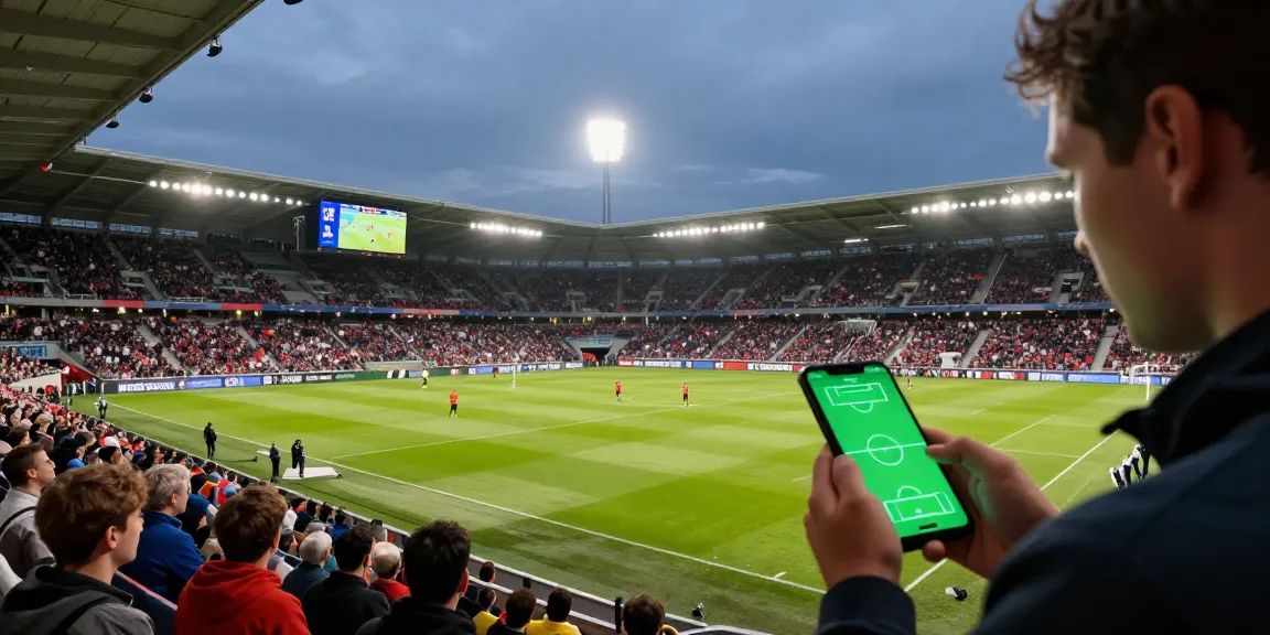 Live betting scene at a football match showing trực tiếp bóng đá, match odds, and expert sports analysis for bettors.