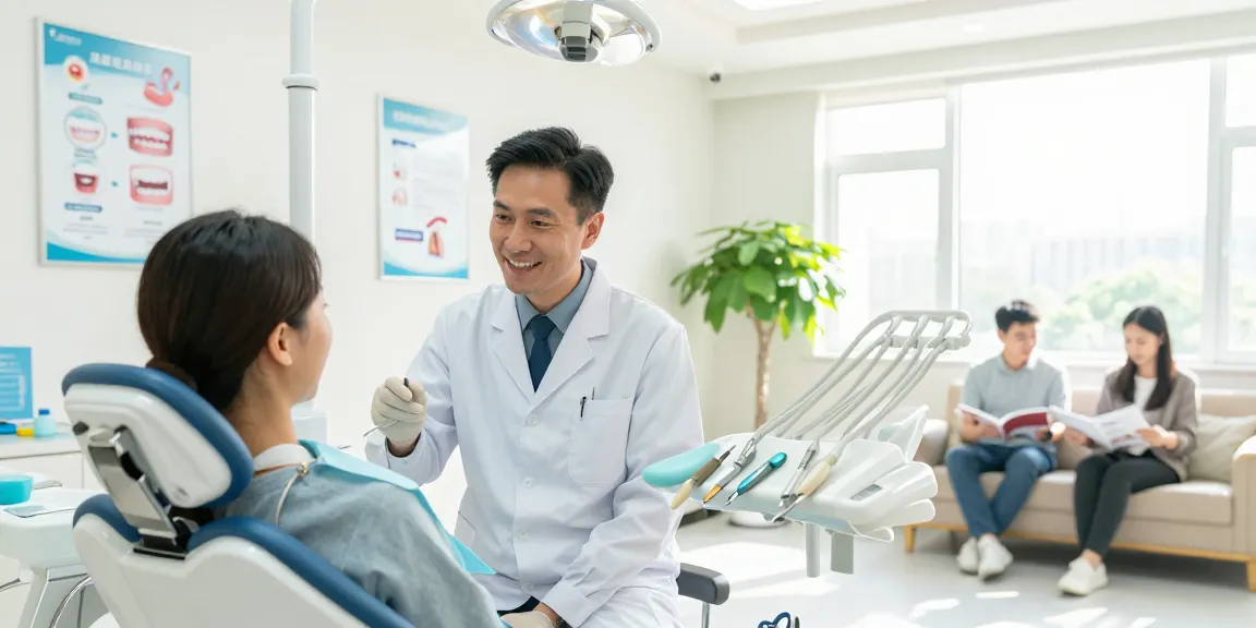 Visit a dentist for a healthier smile in a welcoming clinic setting.