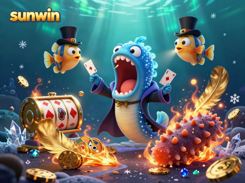 Experience thrilling gameplay with sunwin's casino magic in a rich underwater setting.