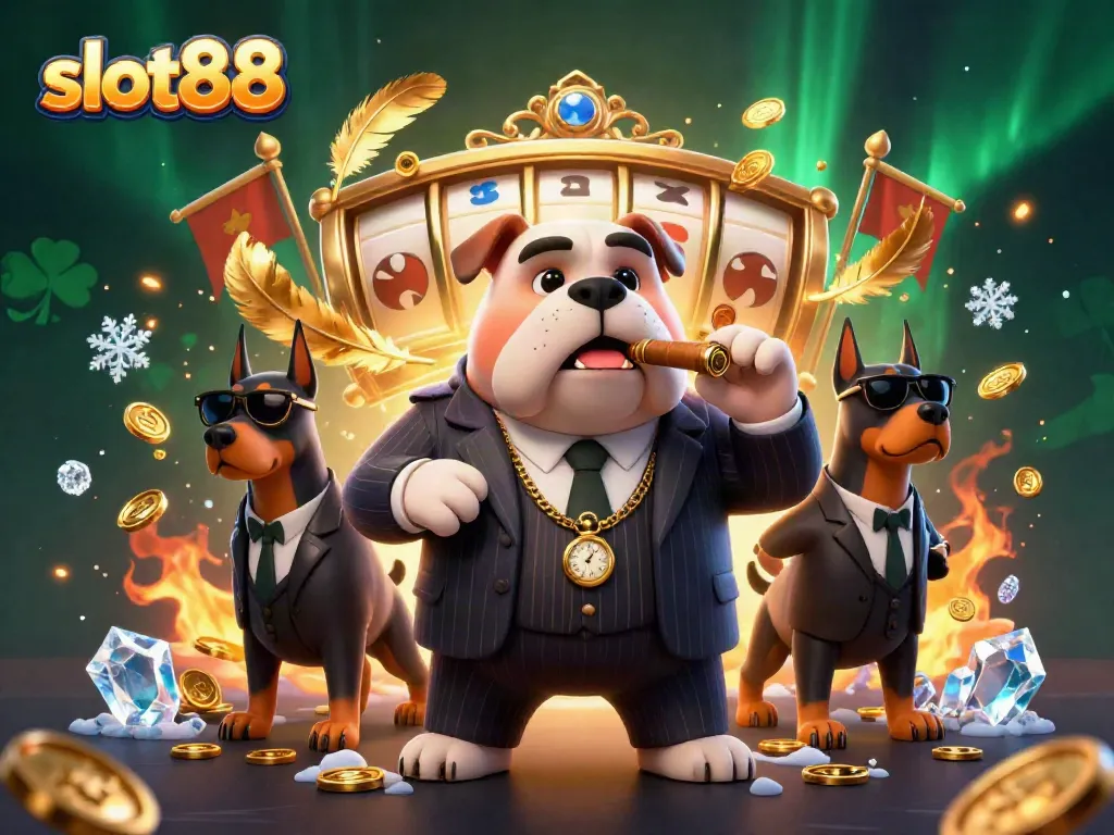 Experience thrilling slot88 games with vibrant characters and dynamic casino elements.