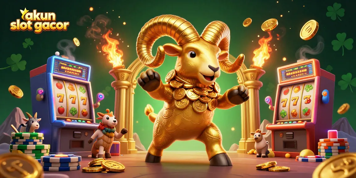 Engage in fun gameplay with akun slot gacor at our dynamic 3D casino illustration.