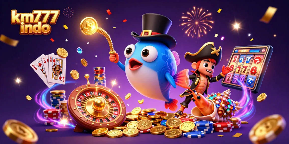 Engage in thrilling gameplay with km777 indo as the anglerfish attracts coins and excitement.