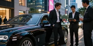 Pengalaman LUXURY 777 dengan penyewaan mobil mewah di kota yang glamor.