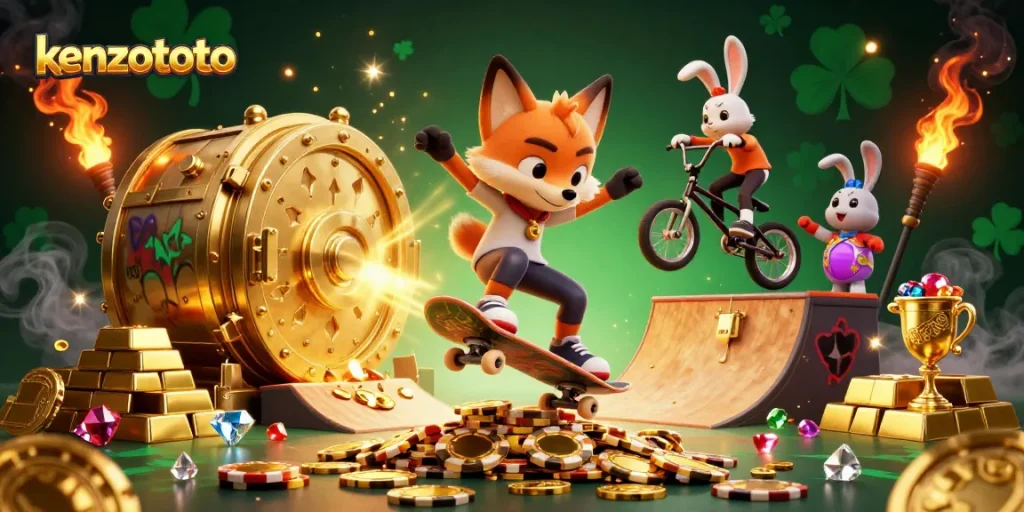 Kenzototo hadir dengan slot permainan menarik dan aksi kasino yang penuh warna.