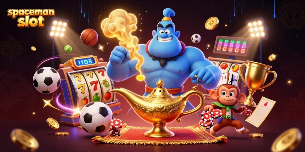 Bermain permainan Spaceman Slot dengan jackpot besar dan peluang menang tinggi di situs resmi.